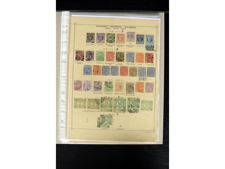 1862/1909, ungebrauchte und gestempelte Sammlung mit besseren Werten, teilweise mehrfach gesammelt, außerdem einige Einheiten