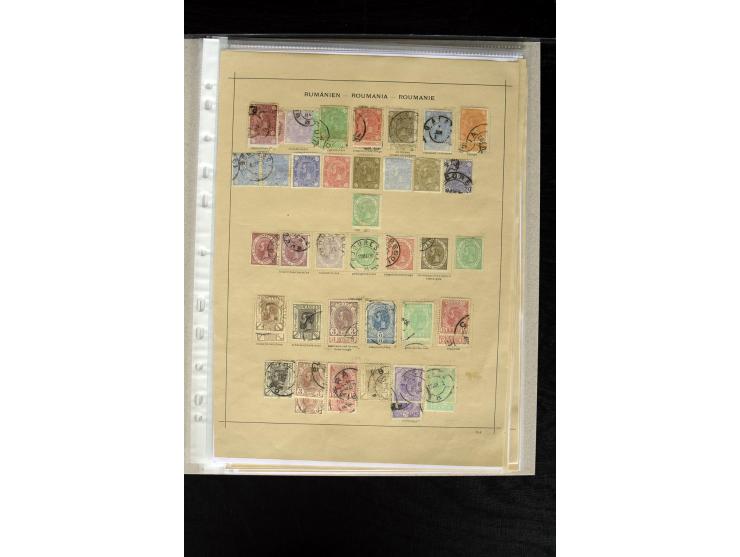 1862/1909, ungebrauchte und gestempelte Sammlung mit besseren Werten, teilweise mehrfach gesammelt, außerdem einige Einheiten
