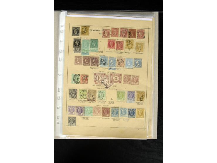 1862/1909, ungebrauchte und gestempelte Sammlung mit besseren Werten, teilweise mehrfach gesammelt, außerdem einige Einheiten