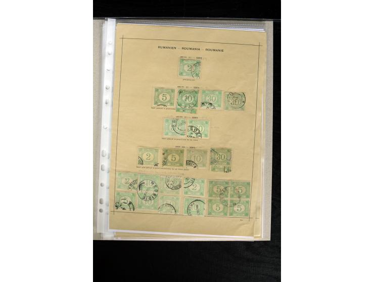 1862/1909, ungebrauchte und gestempelte Sammlung mit besseren Werten, teilweise mehrfach gesammelt, außerdem einige Einheiten