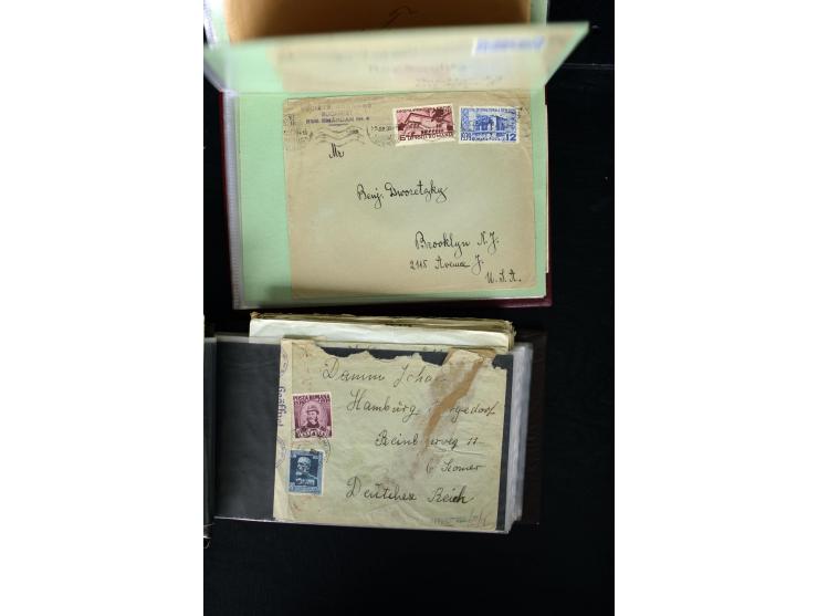 1860/1980 (ca.), umfangreicher Bestand mit nach Angaben ca. 800 Stück, dabei bis ca. 1952 rund 400 Belege mit viel Bedarfspos
