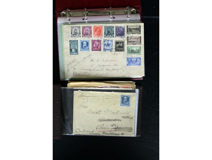 1860/1980 (ca.), umfangreicher Bestand mit nach Angaben ca. 800 Stück, dabei bis ca. 1952 rund 400 Belege mit viel Bedarfspos