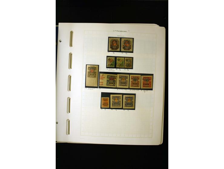 1857/1950, ungebrauchte und gestempelte Sammlung, teils spezialisiert, dabei bessere Ausgaben, dazu Wenden, Armeeposten, Loka