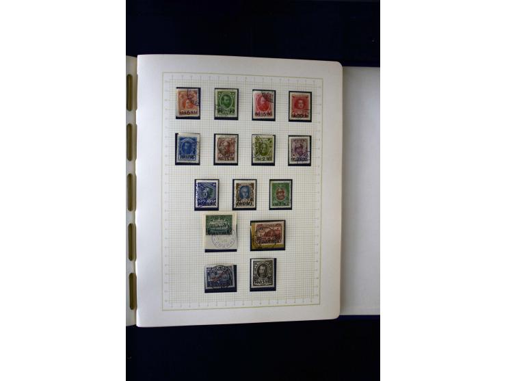 1857/1950, ungebrauchte und gestempelte Sammlung, teils spezialisiert, dabei bessere Ausgaben, dazu Wenden, Armeeposten, Loka