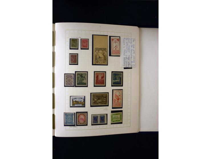 1857/1950, ungebrauchte und gestempelte Sammlung, teils spezialisiert, dabei bessere Ausgaben, dazu Wenden, Armeeposten, Loka