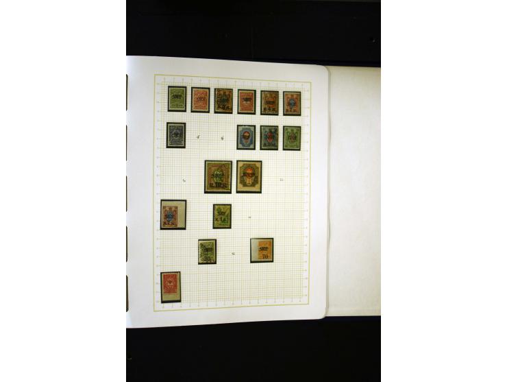 1857/1950, ungebrauchte und gestempelte Sammlung, teils spezialisiert, dabei bessere Ausgaben, dazu Wenden, Armeeposten, Loka