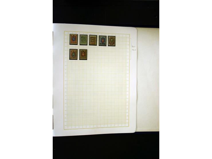 1857/1950, ungebrauchte und gestempelte Sammlung, teils spezialisiert, dabei bessere Ausgaben, dazu Wenden, Armeeposten, Loka