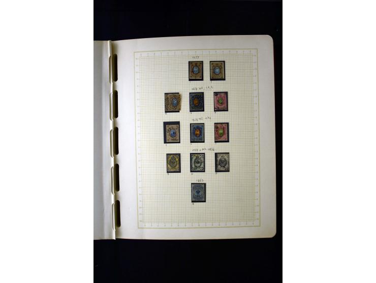 1857/1950, ungebrauchte und gestempelte Sammlung, teils spezialisiert, dabei bessere Ausgaben, dazu Wenden, Armeeposten, Loka