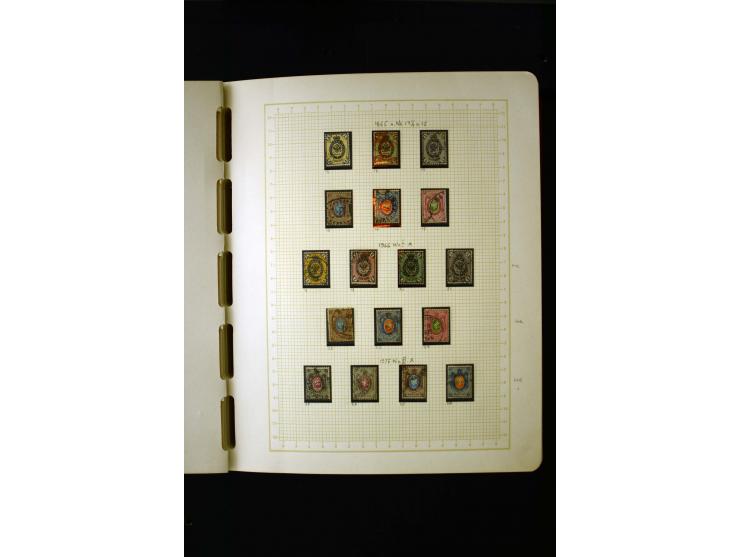 1857/1950, ungebrauchte und gestempelte Sammlung, teils spezialisiert, dabei bessere Ausgaben, dazu Wenden, Armeeposten, Loka