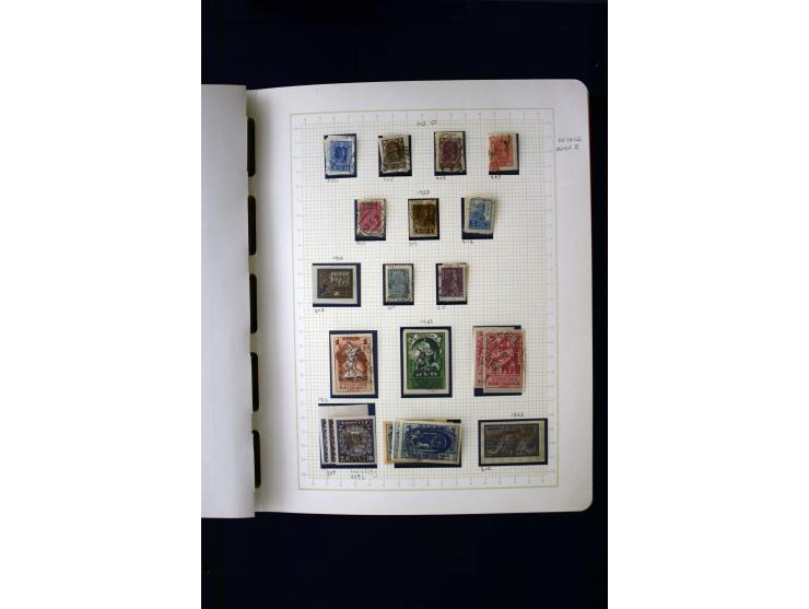 1857/1950, ungebrauchte und gestempelte Sammlung, teils spezialisiert, dabei bessere Ausgaben, dazu Wenden, Armeeposten, Loka