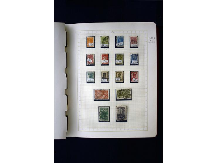 1857/1950, ungebrauchte und gestempelte Sammlung, teils spezialisiert, dabei bessere Ausgaben, dazu Wenden, Armeeposten, Loka
