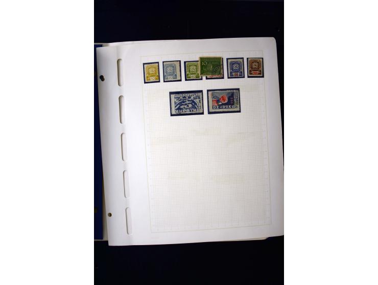 1857/1950, ungebrauchte und gestempelte Sammlung, teils spezialisiert, dabei bessere Ausgaben, dazu Wenden, Armeeposten, Loka
