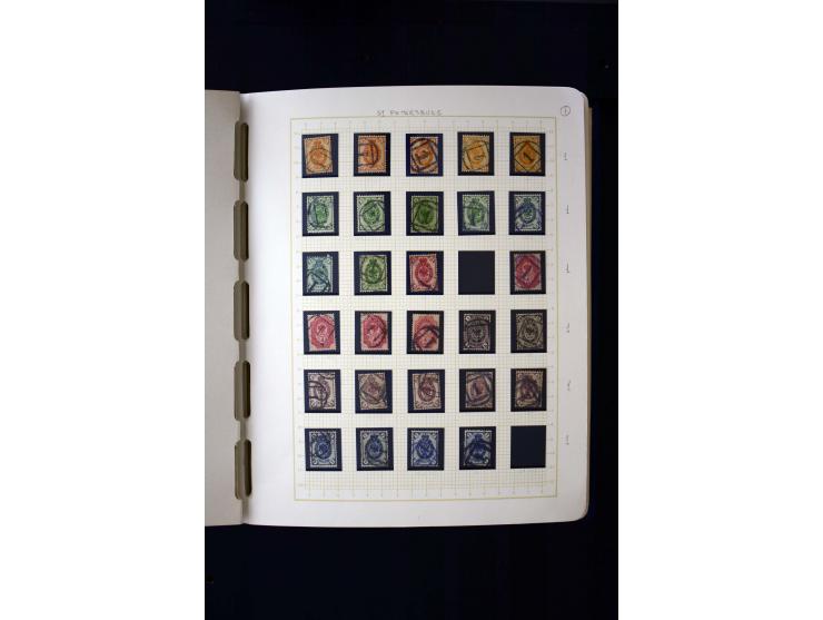 1857/1950, ungebrauchte und gestempelte Sammlung, teils spezialisiert, dabei bessere Ausgaben, dazu Wenden, Armeeposten, Loka