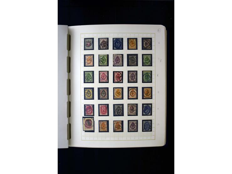 1857/1950, ungebrauchte und gestempelte Sammlung, teils spezialisiert, dabei bessere Ausgaben, dazu Wenden, Armeeposten, Loka
