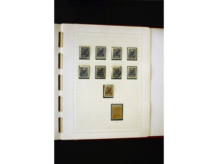 1857/1950, ungebrauchte und gestempelte Sammlung, teils spezialisiert, dabei bessere Ausgaben, dazu Wenden, Armeeposten, Loka