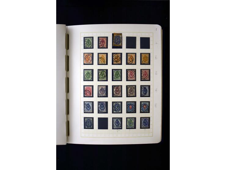 1857/1950, ungebrauchte und gestempelte Sammlung, teils spezialisiert, dabei bessere Ausgaben, dazu Wenden, Armeeposten, Loka