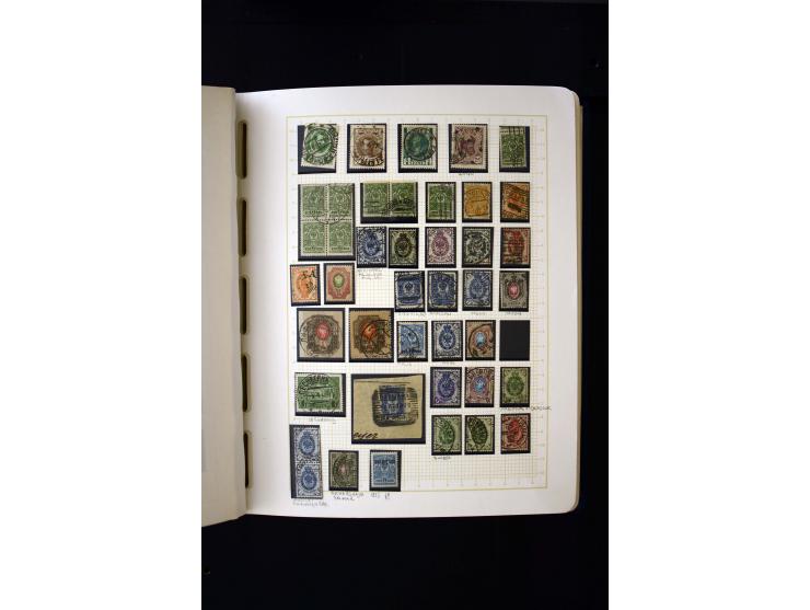 1857/1950, ungebrauchte und gestempelte Sammlung, teils spezialisiert, dabei bessere Ausgaben, dazu Wenden, Armeeposten, Loka
