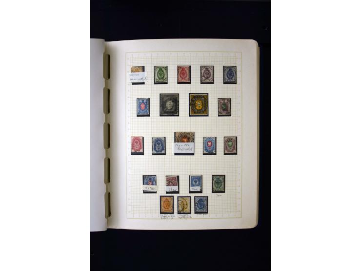 1857/1950, ungebrauchte und gestempelte Sammlung, teils spezialisiert, dabei bessere Ausgaben, dazu Wenden, Armeeposten, Loka