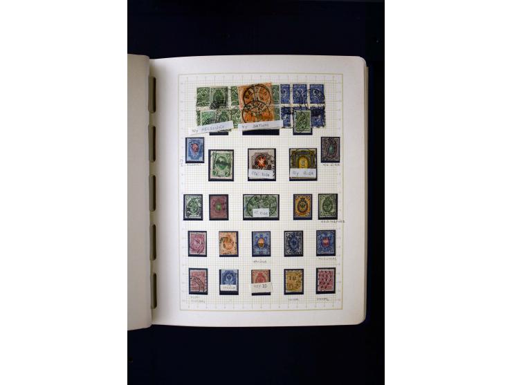 1857/1950, ungebrauchte und gestempelte Sammlung, teils spezialisiert, dabei bessere Ausgaben, dazu Wenden, Armeeposten, Loka