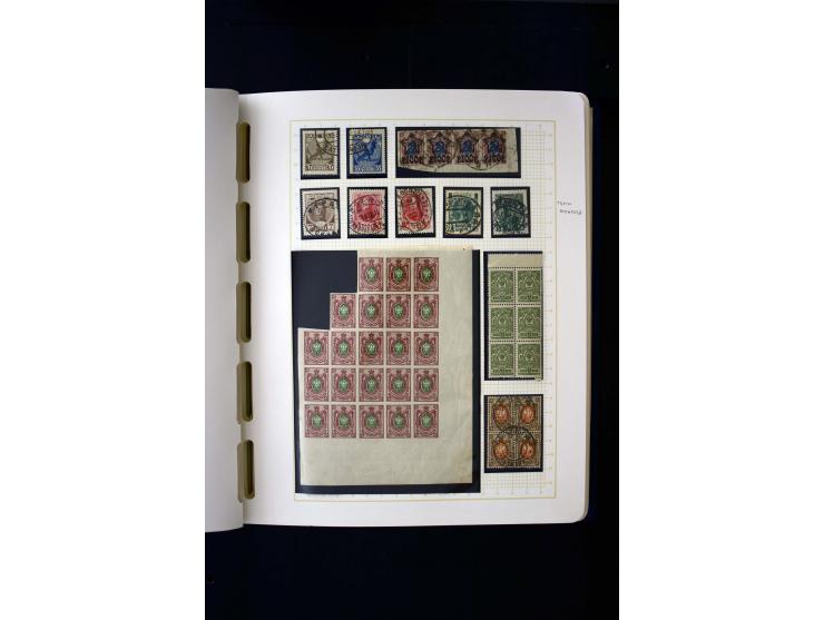 1857/1950, ungebrauchte und gestempelte Sammlung, teils spezialisiert, dabei bessere Ausgaben, dazu Wenden, Armeeposten, Loka