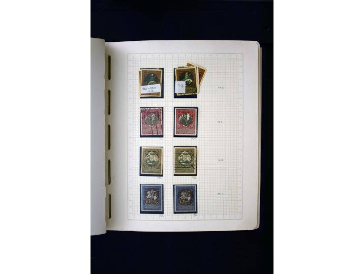 1857/1950, ungebrauchte und gestempelte Sammlung, teils spezialisiert, dabei bessere Ausgaben, dazu Wenden, Armeeposten, Loka