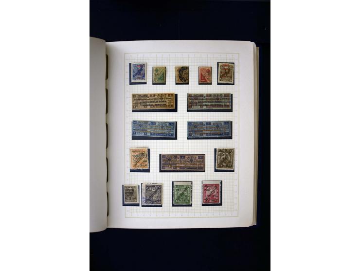 1857/1950, ungebrauchte und gestempelte Sammlung, teils spezialisiert, dabei bessere Ausgaben, dazu Wenden, Armeeposten, Loka