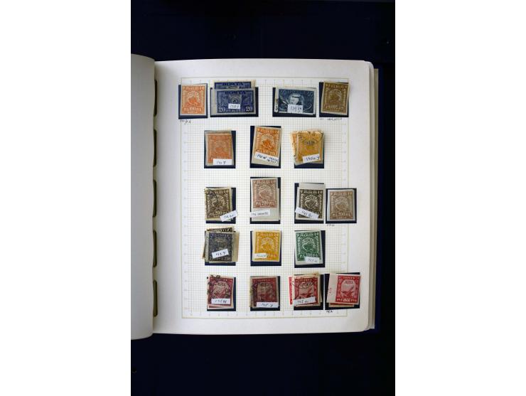 1857/1950, ungebrauchte und gestempelte Sammlung, teils spezialisiert, dabei bessere Ausgaben, dazu Wenden, Armeeposten, Loka