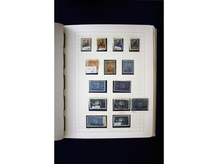 1857/1950, ungebrauchte und gestempelte Sammlung, teils spezialisiert, dabei bessere Ausgaben, dazu Wenden, Armeeposten, Loka