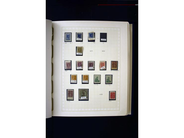 1857/1950, ungebrauchte und gestempelte Sammlung, teils spezialisiert, dabei bessere Ausgaben, dazu Wenden, Armeeposten, Loka
