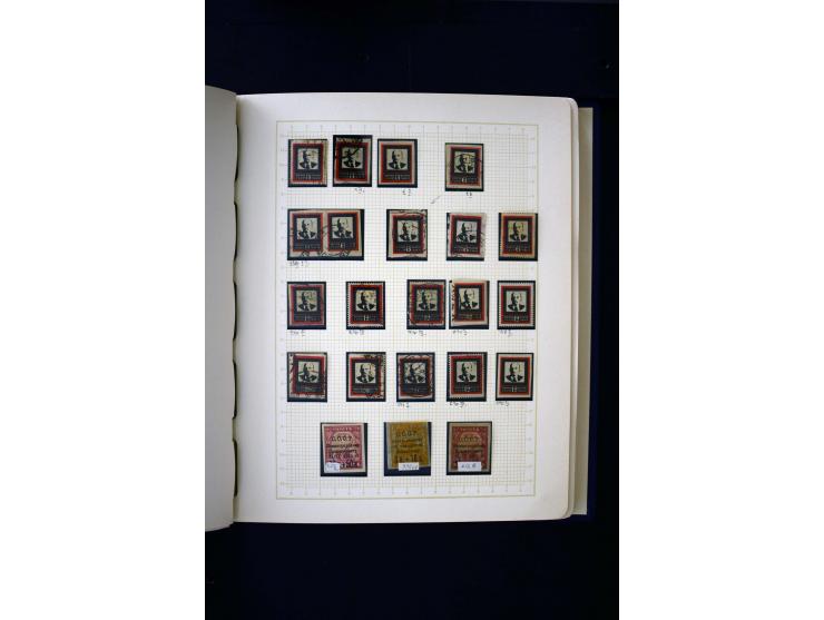 1857/1950, ungebrauchte und gestempelte Sammlung, teils spezialisiert, dabei bessere Ausgaben, dazu Wenden, Armeeposten, Loka