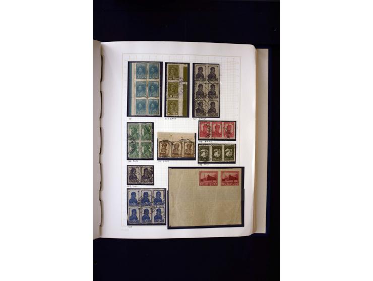 1857/1950, ungebrauchte und gestempelte Sammlung, teils spezialisiert, dabei bessere Ausgaben, dazu Wenden, Armeeposten, Loka