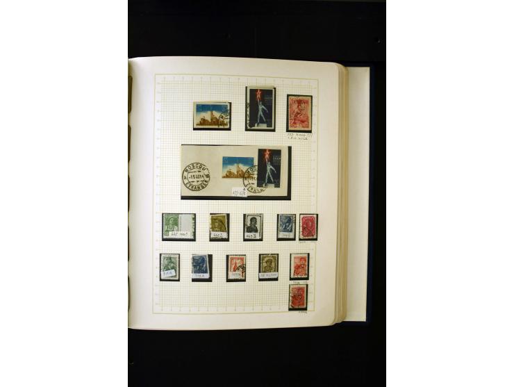 1857/1950, ungebrauchte und gestempelte Sammlung, teils spezialisiert, dabei bessere Ausgaben, dazu Wenden, Armeeposten, Loka