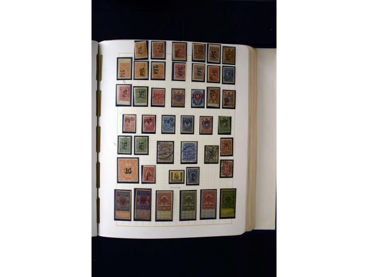 1857/1950, ungebrauchte und gestempelte Sammlung, teils spezialisiert, dabei bessere Ausgaben, dazu Wenden, Armeeposten, Loka