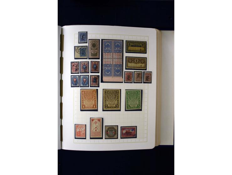 1857/1950, ungebrauchte und gestempelte Sammlung, teils spezialisiert, dabei bessere Ausgaben, dazu Wenden, Armeeposten, Loka