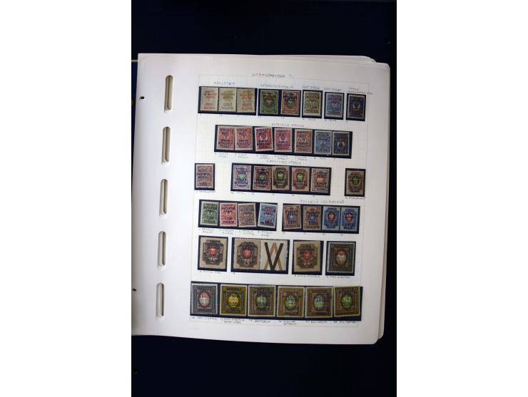 1857/1950, ungebrauchte und gestempelte Sammlung, teils spezialisiert, dabei bessere Ausgaben, dazu Wenden, Armeeposten, Loka