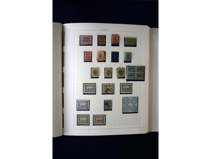 1857/1950, ungebrauchte und gestempelte Sammlung, teils spezialisiert, dabei bessere Ausgaben, dazu Wenden, Armeeposten, Loka
