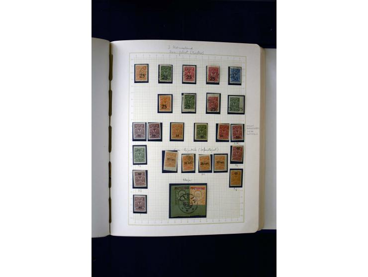1857/1950, ungebrauchte und gestempelte Sammlung, teils spezialisiert, dabei bessere Ausgaben, dazu Wenden, Armeeposten, Loka