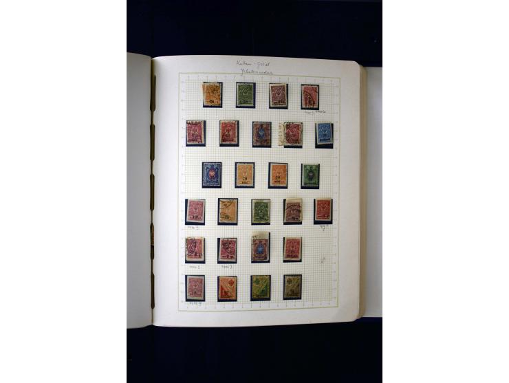 1857/1950, ungebrauchte und gestempelte Sammlung, teils spezialisiert, dabei bessere Ausgaben, dazu Wenden, Armeeposten, Loka