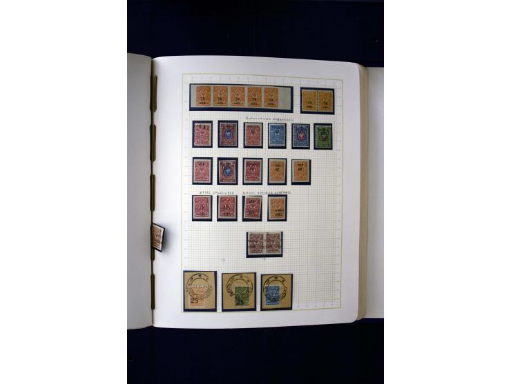 1857/1950, ungebrauchte und gestempelte Sammlung, teils spezialisiert, dabei bessere Ausgaben, dazu Wenden, Armeeposten, Loka