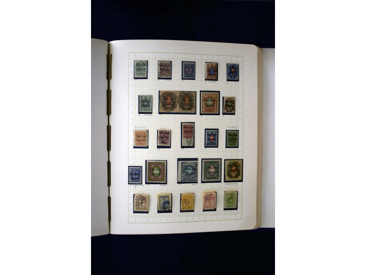 1857/1950, ungebrauchte und gestempelte Sammlung, teils spezialisiert, dabei bessere Ausgaben, dazu Wenden, Armeeposten, Loka