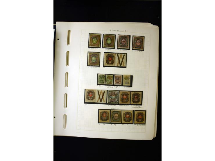 1857/1950, ungebrauchte und gestempelte Sammlung, teils spezialisiert, dabei bessere Ausgaben, dazu Wenden, Armeeposten, Loka