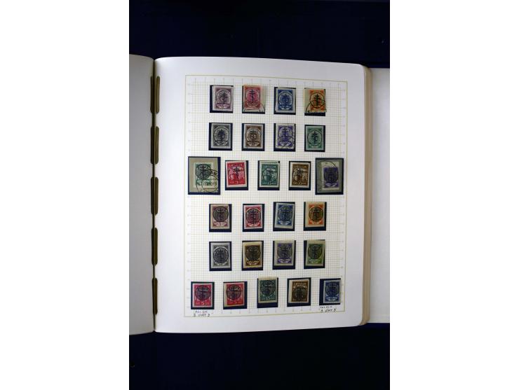 1857/1950, ungebrauchte und gestempelte Sammlung, teils spezialisiert, dabei bessere Ausgaben, dazu Wenden, Armeeposten, Loka