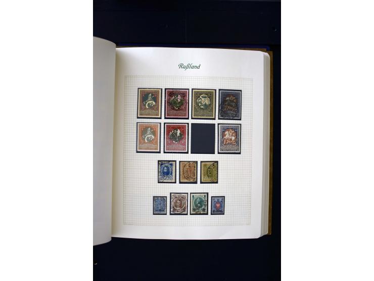 1858/1959, postfrische, ungebrauchte und gestempelte Sammlung mit u.a. Mi.-Nr. 390-91 C, 400Bb, 527, Bl.11A+B, 1527-34 etc., 