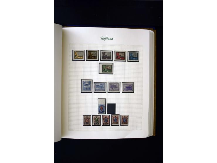 1858/1959, postfrische, ungebrauchte und gestempelte Sammlung mit u.a. Mi.-Nr. 390-91 C, 400Bb, 527, Bl.11A+B, 1527-34 etc., 