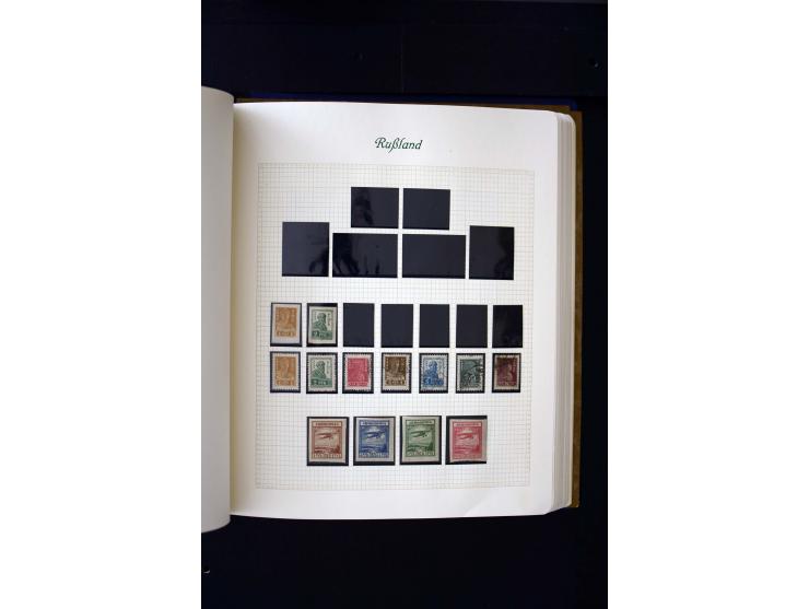 1858/1959, postfrische, ungebrauchte und gestempelte Sammlung mit u.a. Mi.-Nr. 390-91 C, 400Bb, 527, Bl.11A+B, 1527-34 etc., 