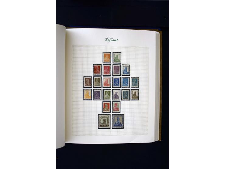 1858/1959, postfrische, ungebrauchte und gestempelte Sammlung mit u.a. Mi.-Nr. 390-91 C, 400Bb, 527, Bl.11A+B, 1527-34 etc., 