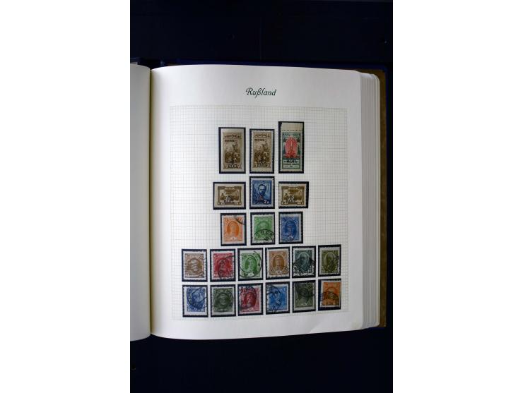 1858/1959, postfrische, ungebrauchte und gestempelte Sammlung mit u.a. Mi.-Nr. 390-91 C, 400Bb, 527, Bl.11A+B, 1527-34 etc., 