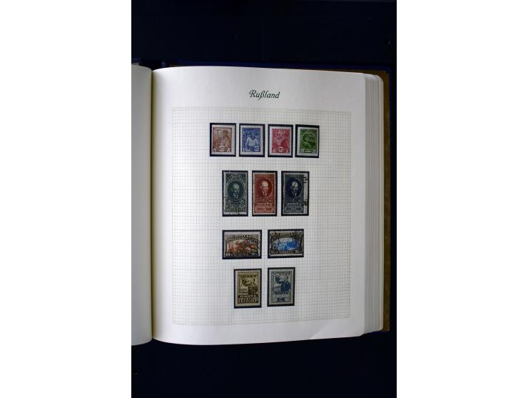 1858/1959, postfrische, ungebrauchte und gestempelte Sammlung mit u.a. Mi.-Nr. 390-91 C, 400Bb, 527, Bl.11A+B, 1527-34 etc., 