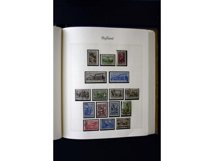 1858/1959, postfrische, ungebrauchte und gestempelte Sammlung mit u.a. Mi.-Nr. 390-91 C, 400Bb, 527, Bl.11A+B, 1527-34 etc., 