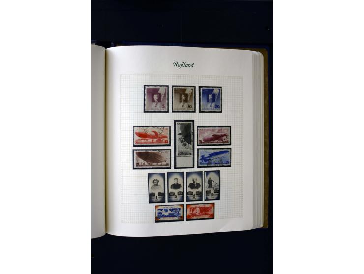1858/1959, postfrische, ungebrauchte und gestempelte Sammlung mit u.a. Mi.-Nr. 390-91 C, 400Bb, 527, Bl.11A+B, 1527-34 etc., 